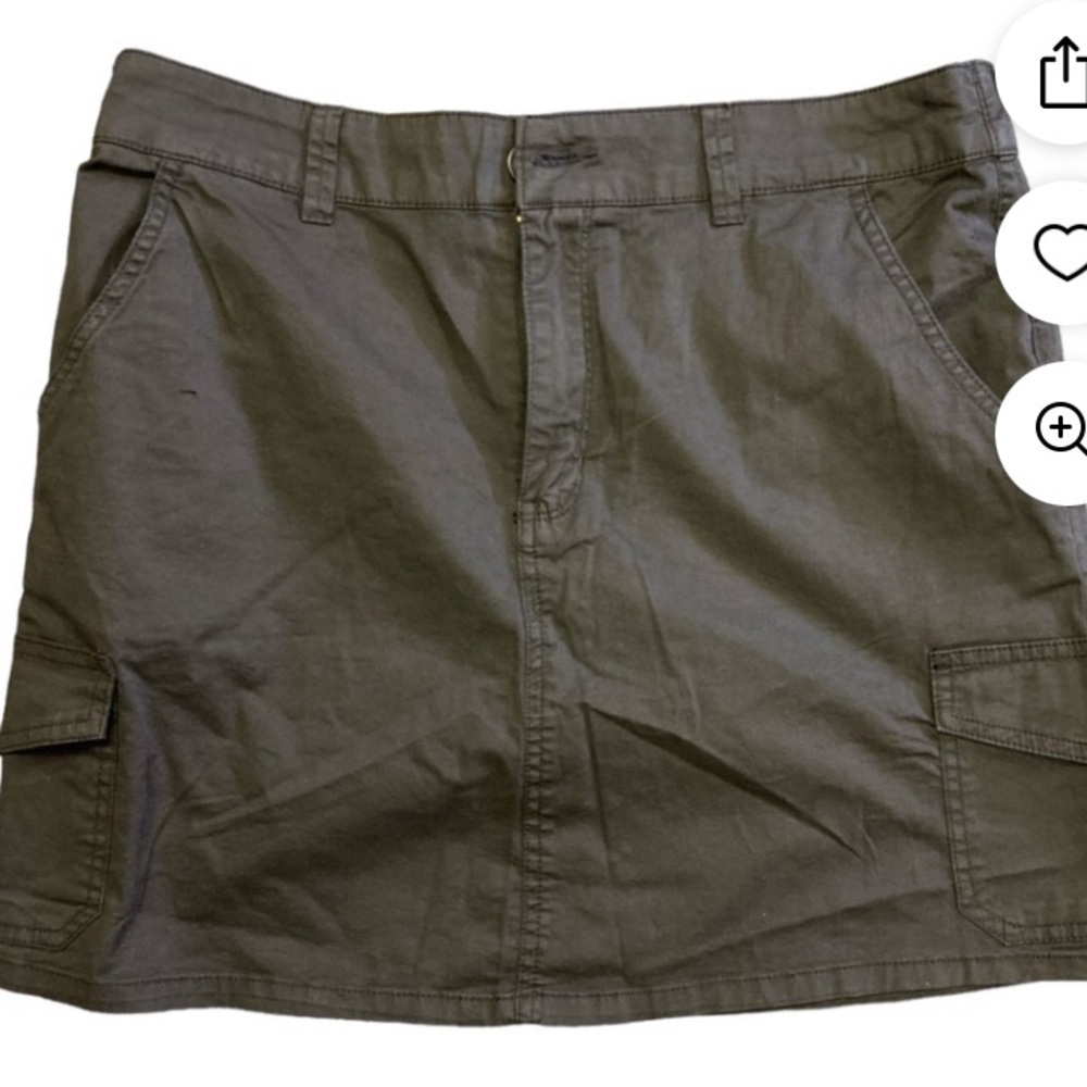 NWT Social Standard by Sanctuary HERO Cargo Mini Skirt Black
